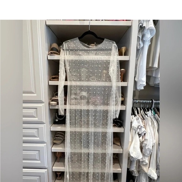 Usweetie Champagne Nights Mesh Dress in White/Ivory Size Small- Nwot/NEVER WORN - Picture 8 of 14
